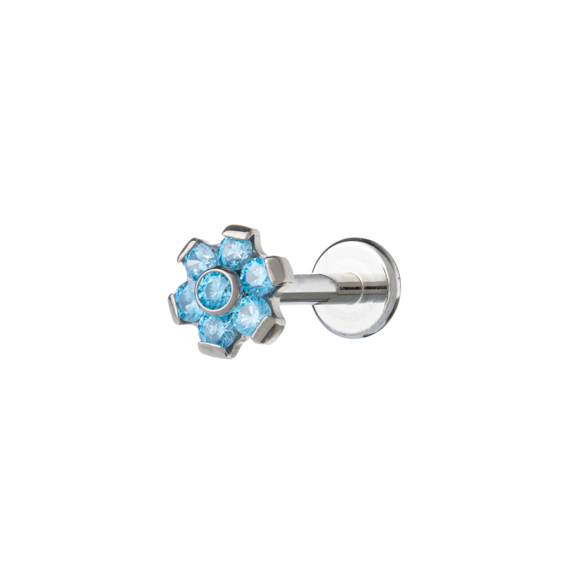 Titanium Zirconia Daisy Labret