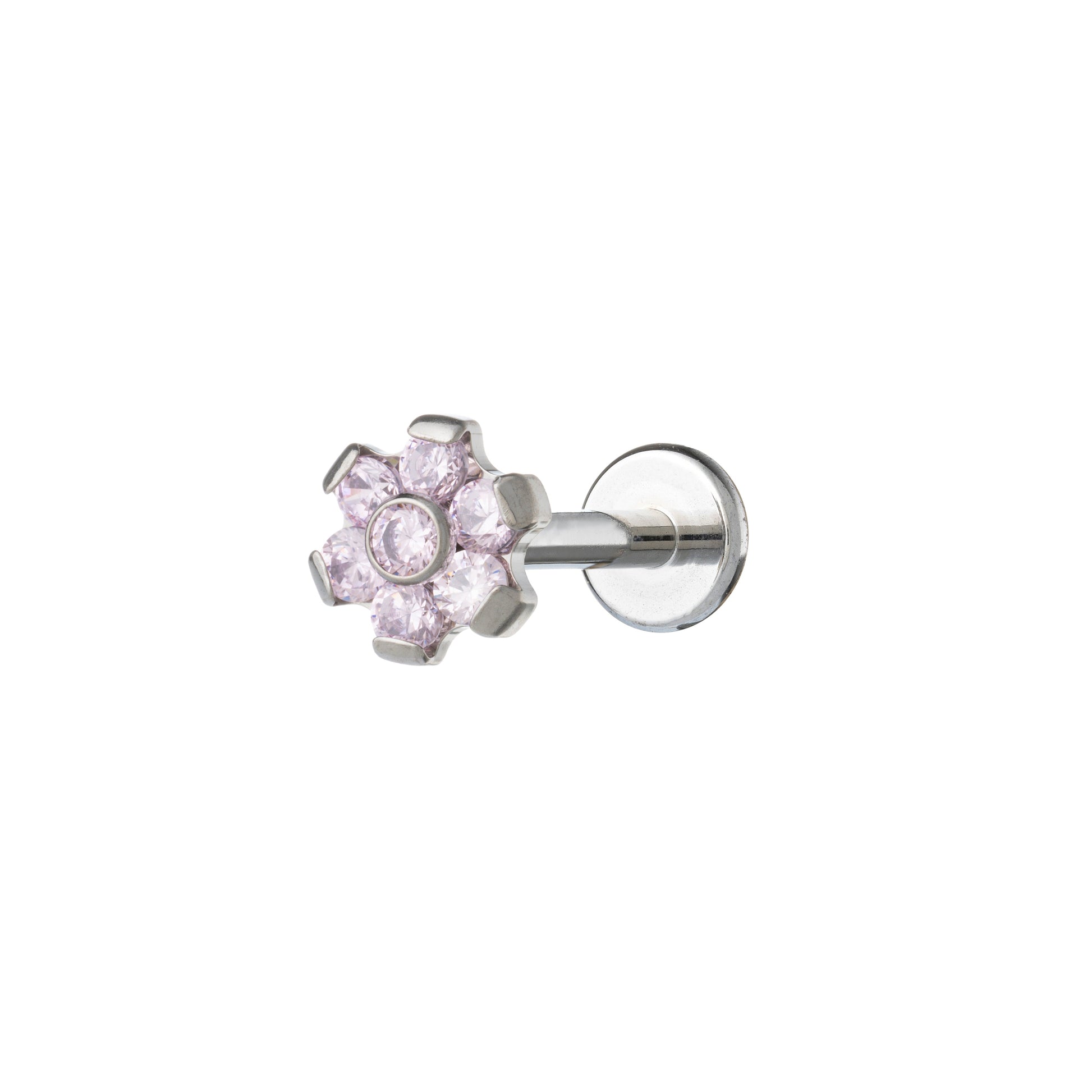 Titanium Zirconia Daisy Labret