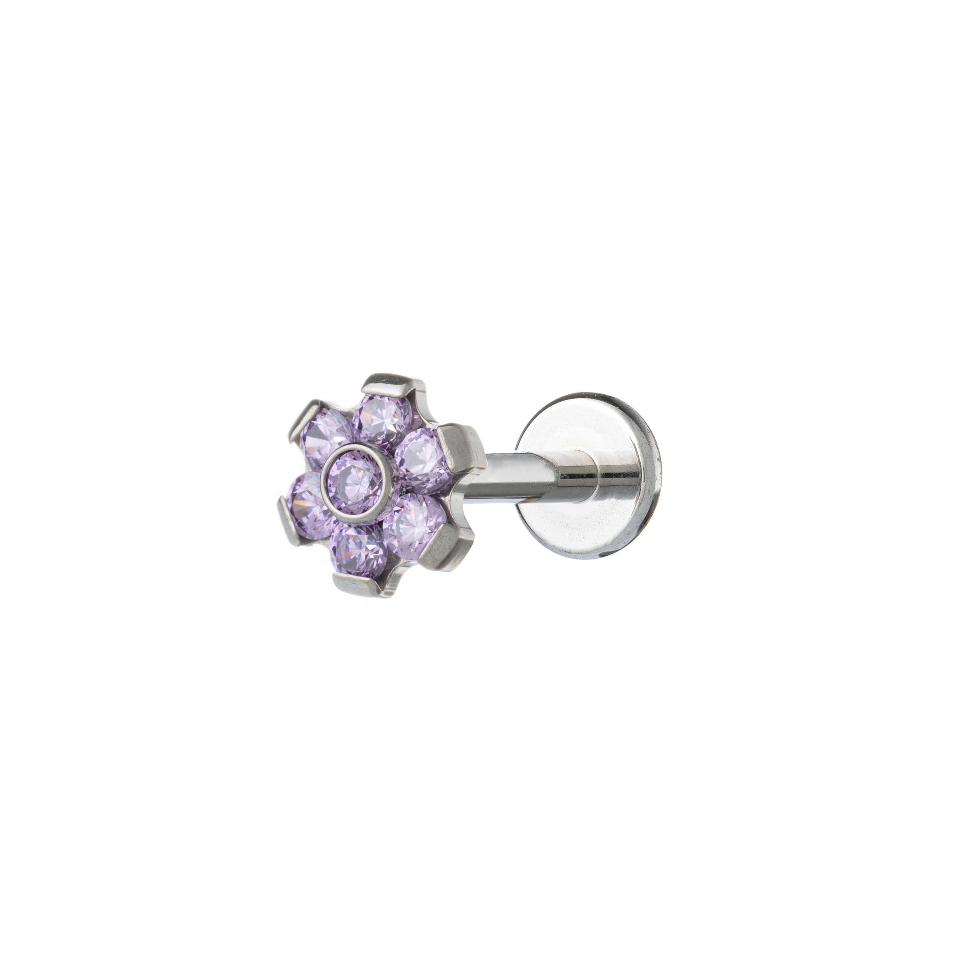 Titanium Zirconia Daisy Labret