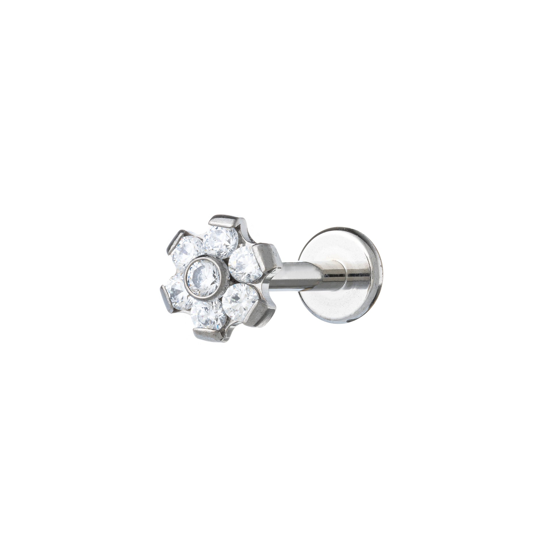 Titanium Zirconia Daisy Labret