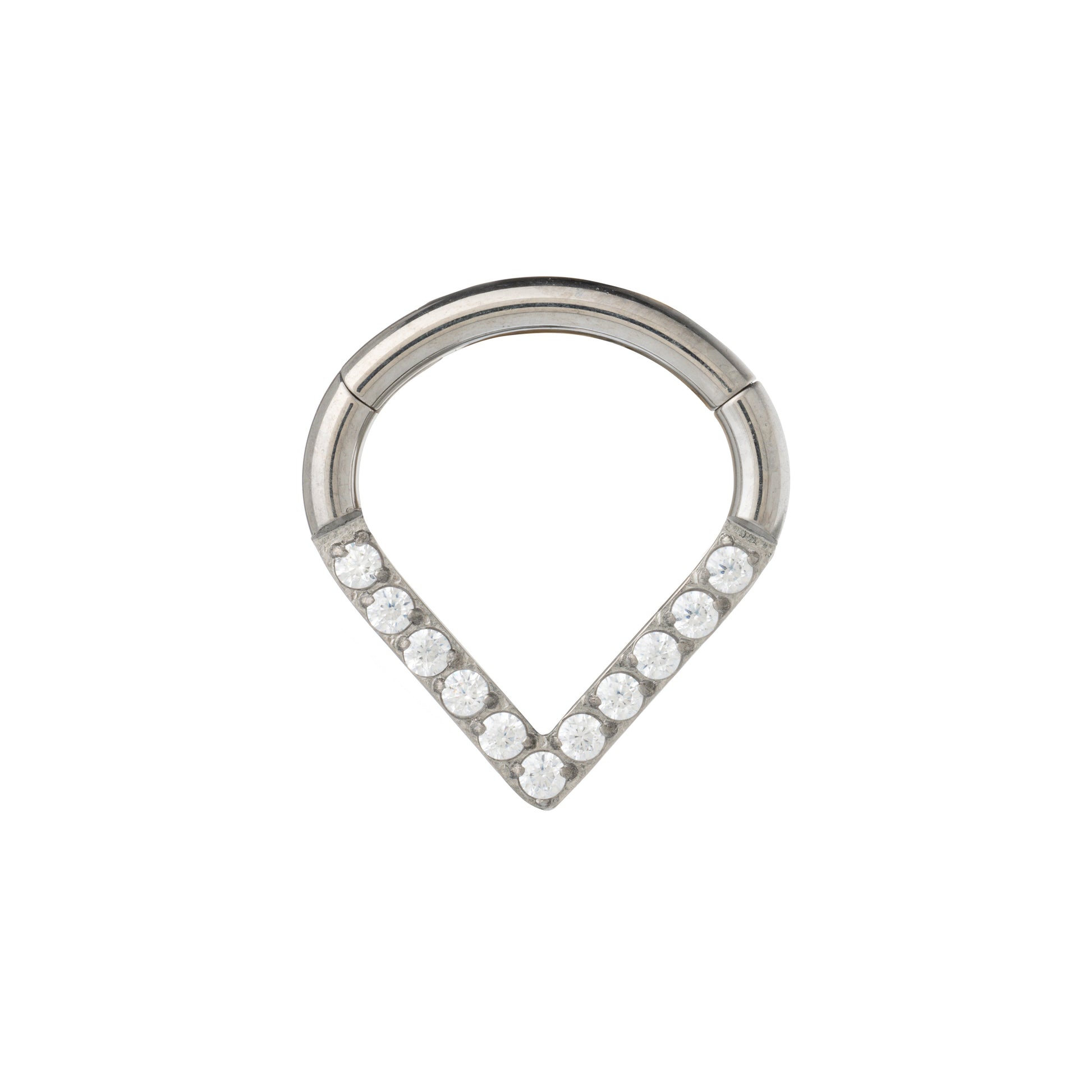 Zirconia Pavé V Clicker