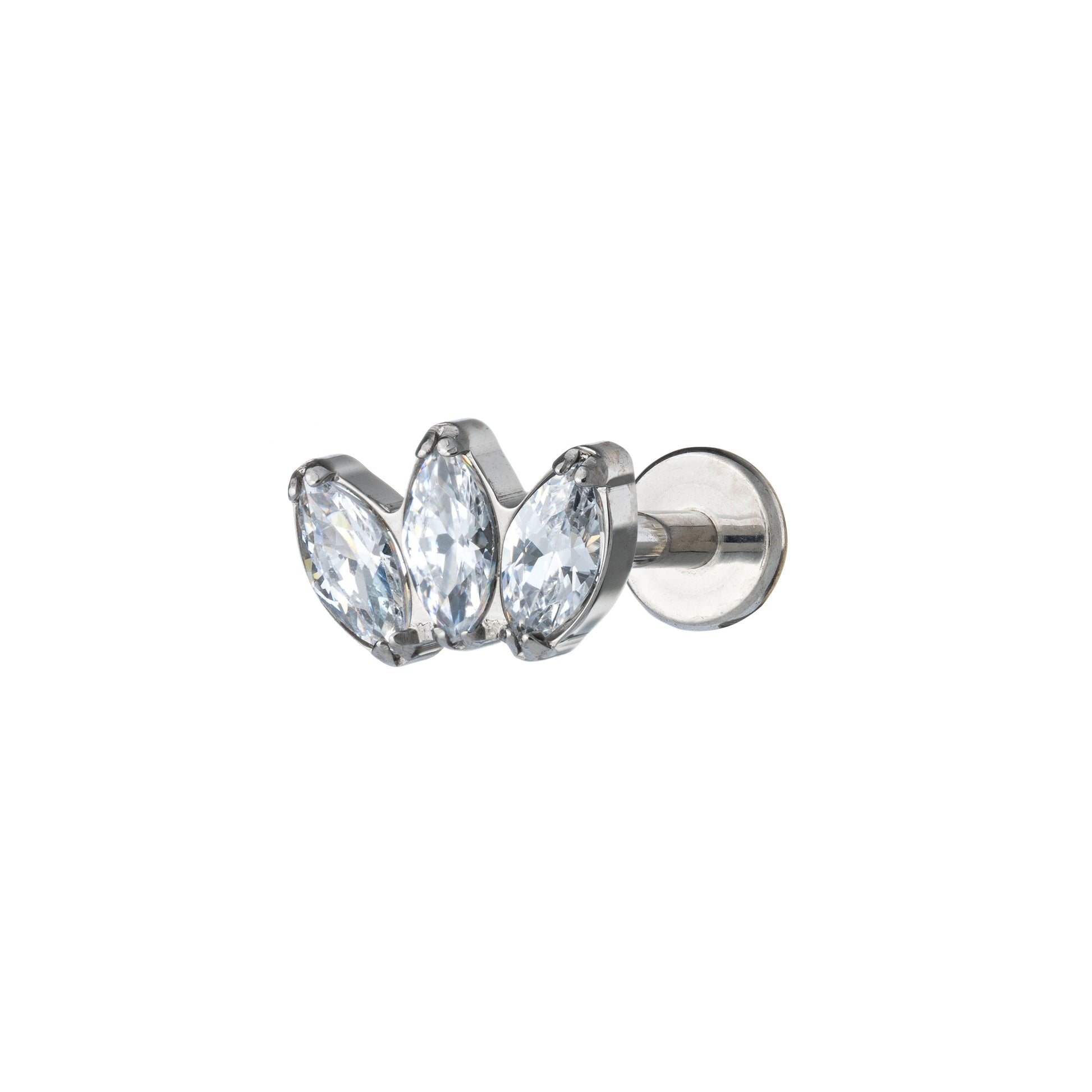 Titanium Royal 3 Marquise Labret