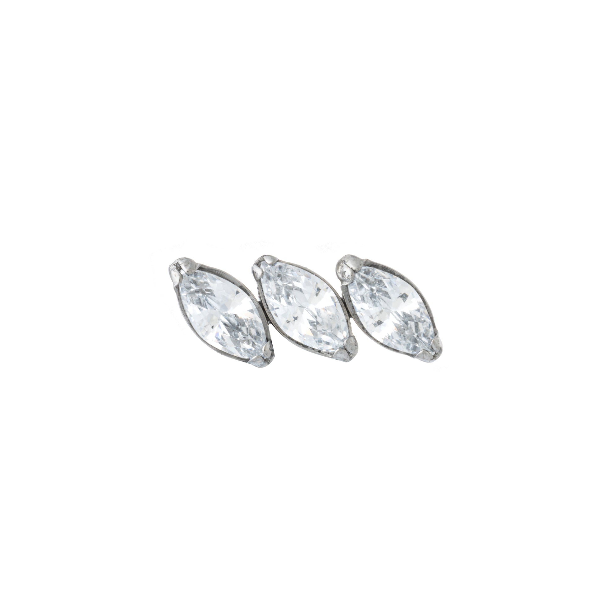 Titanium Parallel Marquise Top