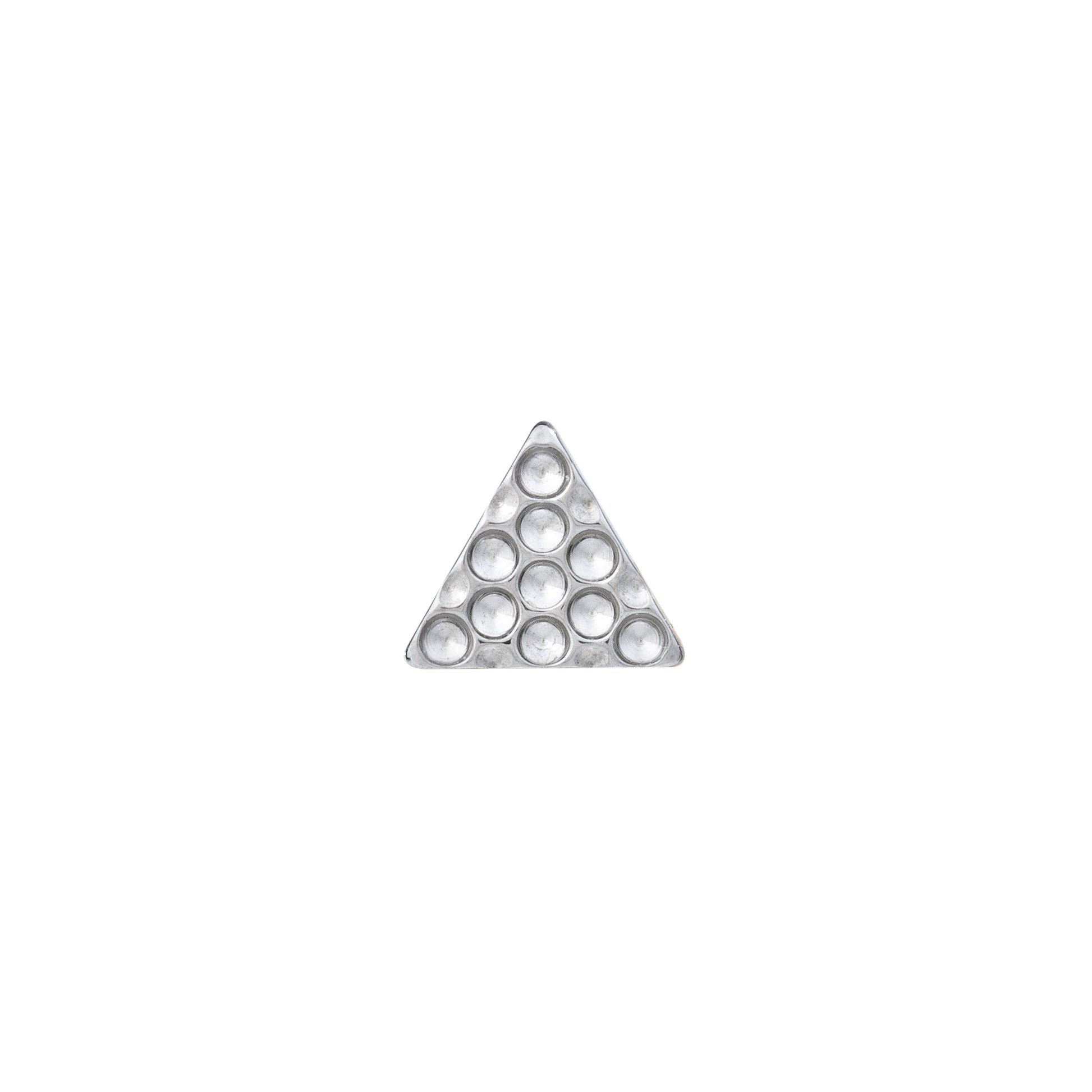 Titanium Planished Triangle Top