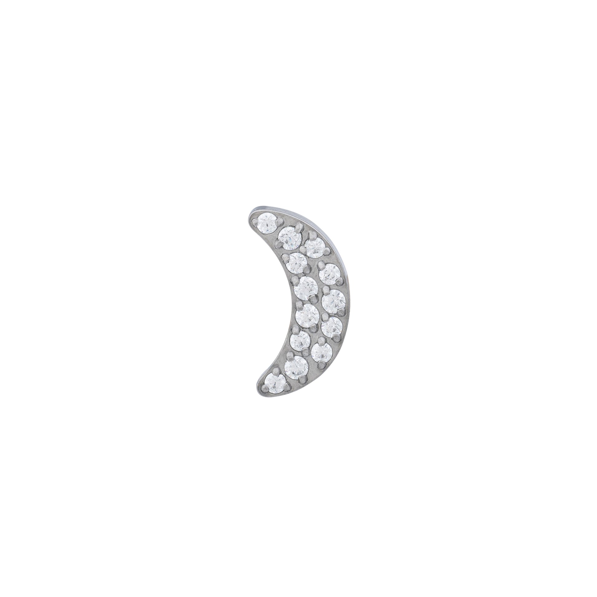 Titanium Zirconia Pavé Moon Top