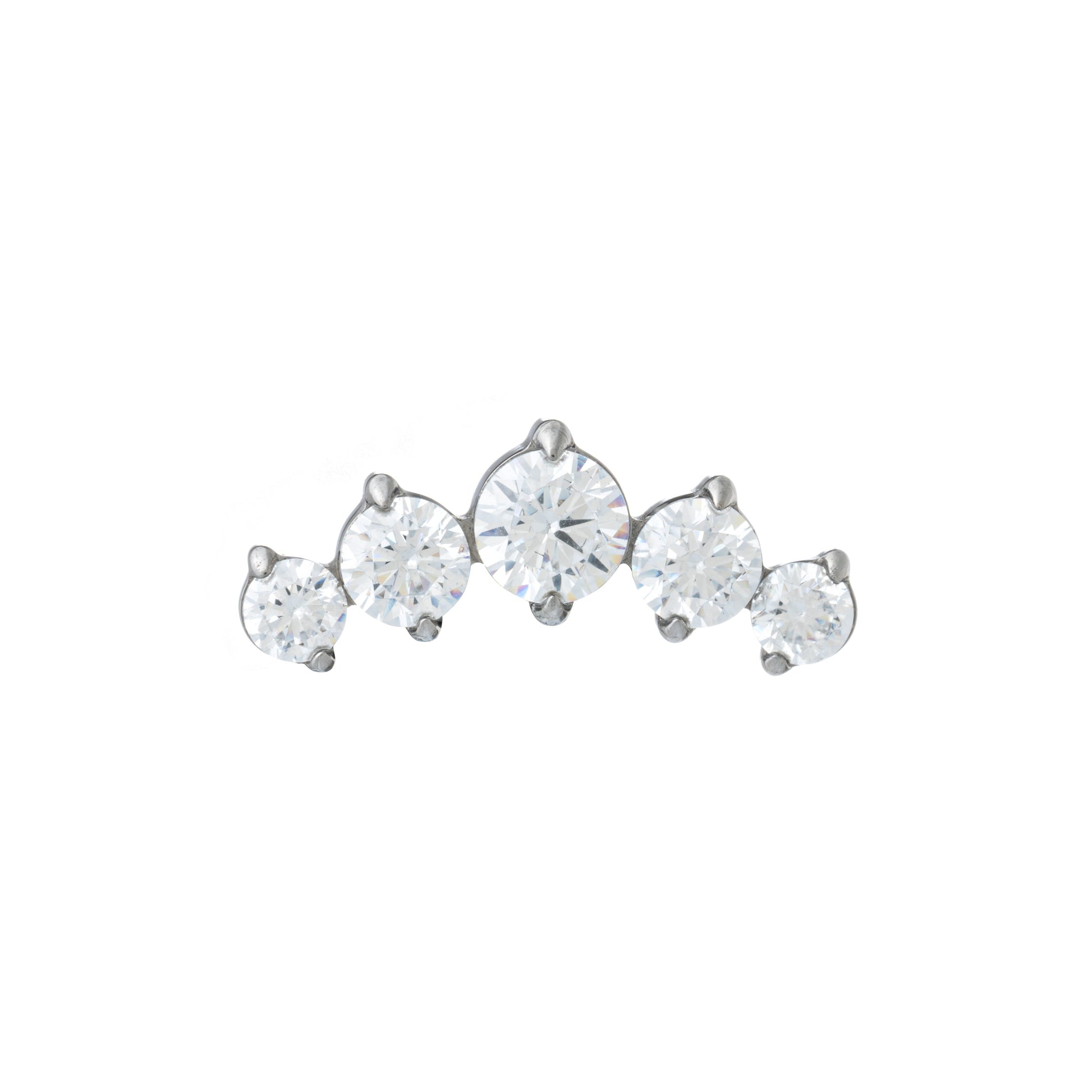 Titanium 5 Round Zirconia Top