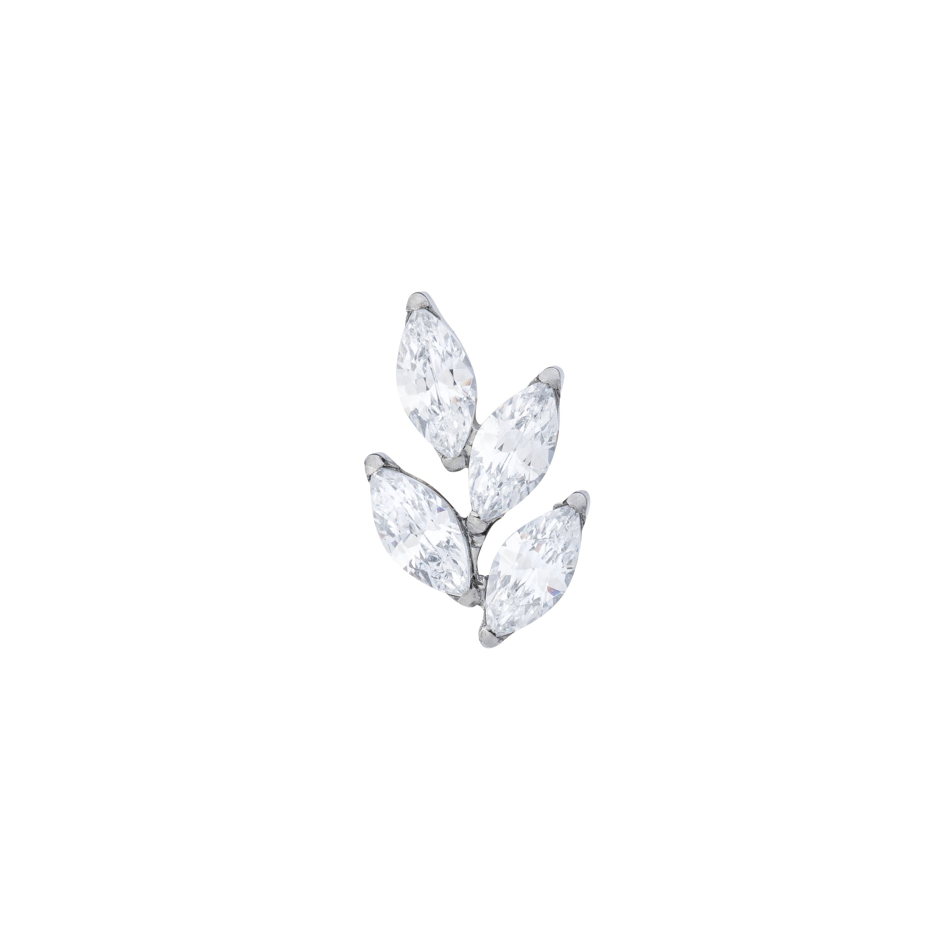 Titanium Marquise Leaves Top
